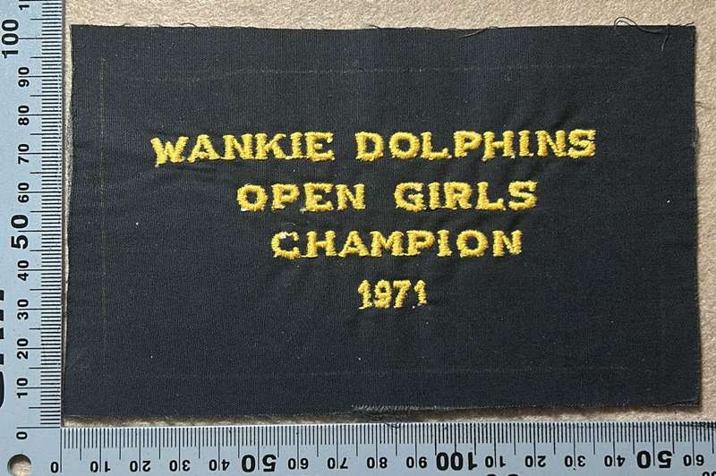 Rhodesian Sports Clubs - WANKIE DOLPHINS OPEN GIRLS CHAMPION - 1971