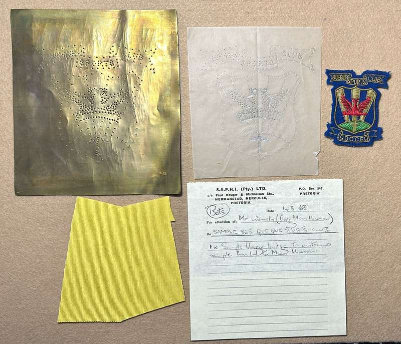 Rhodesian Sports Clubs - QUE QUE SPORTS CLUB - SOCCER - BULLION AND DOCUMENTATION