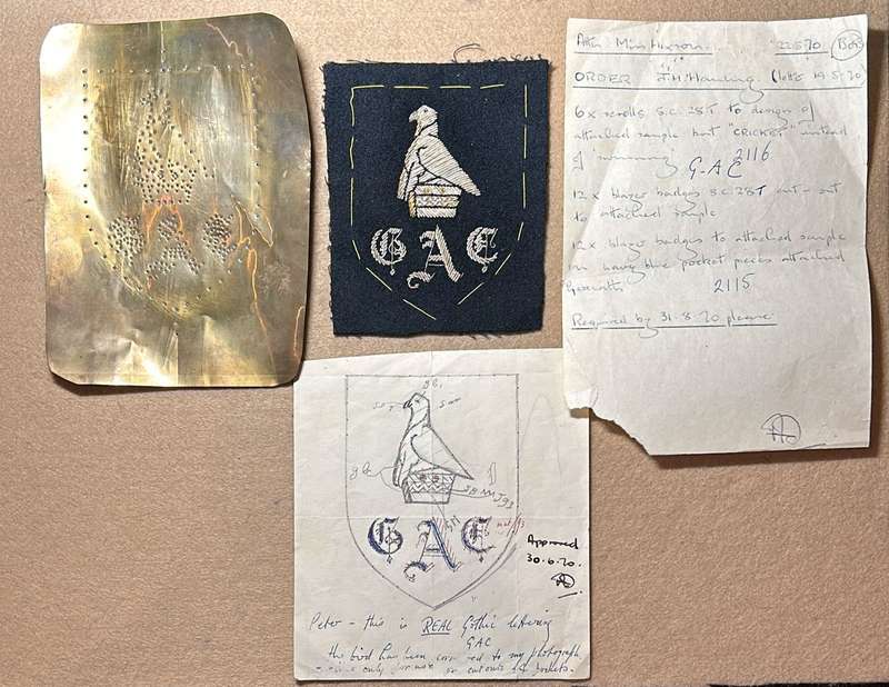 Rhodesian Sports Clubs - GAC BADGE AND ARTWORK AND DOCUMENTATION - BULLION