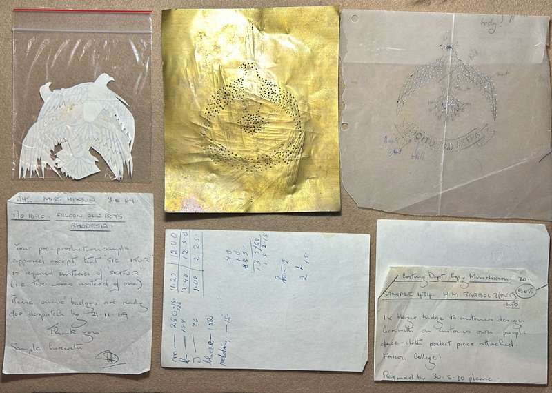 Rhodesian Sports Clubs / Schools - FALCON COLLEGE - BALA BALA - BULLION, ARTWORK AND DOCUMENTS