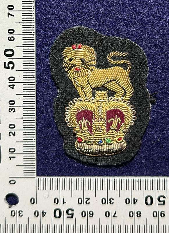 RHODESIA BULLION CAP BADGE QC