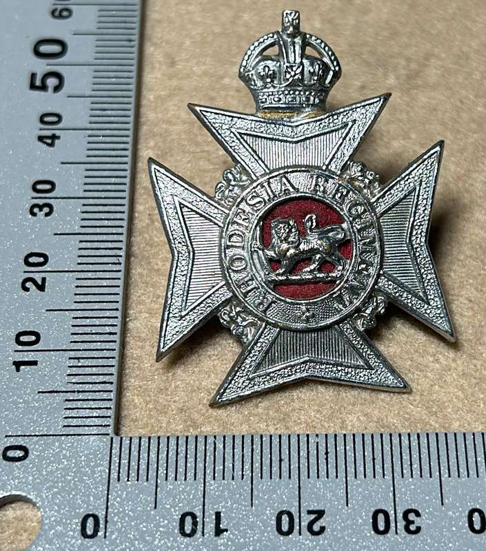 RHODESIA REGIMENT - OFFICERS FORAGE CAP KC 1927-1947