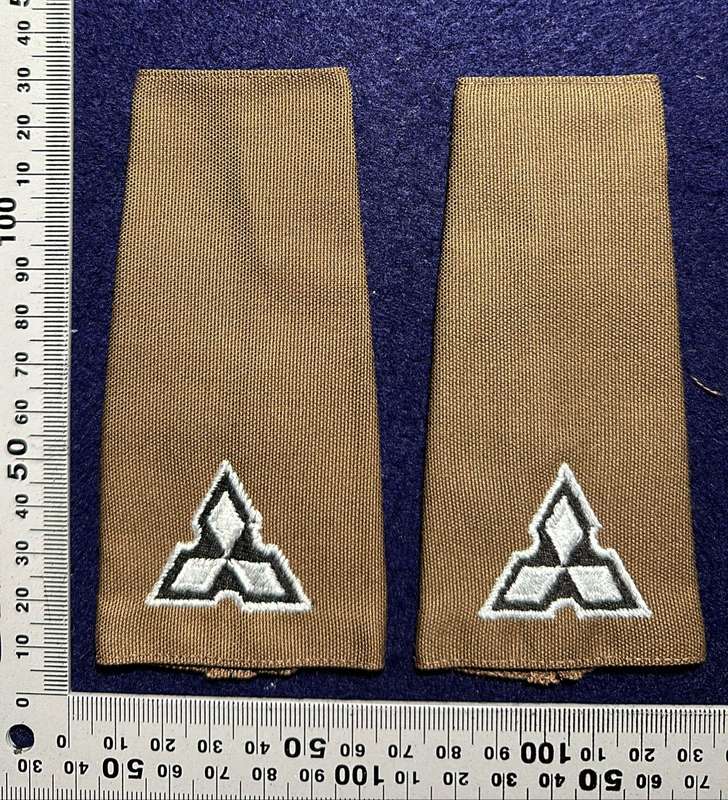 SWATF - MAJOR OFFICER SLIP ON RANK PAIR
