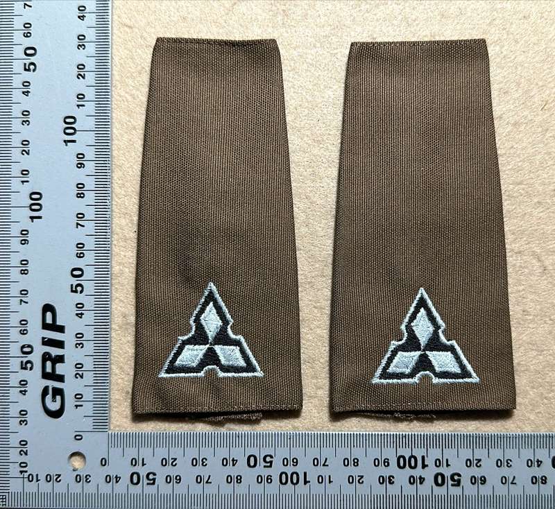 SWATF - MAJOR OFFICER SLIP ON RANK PAIR