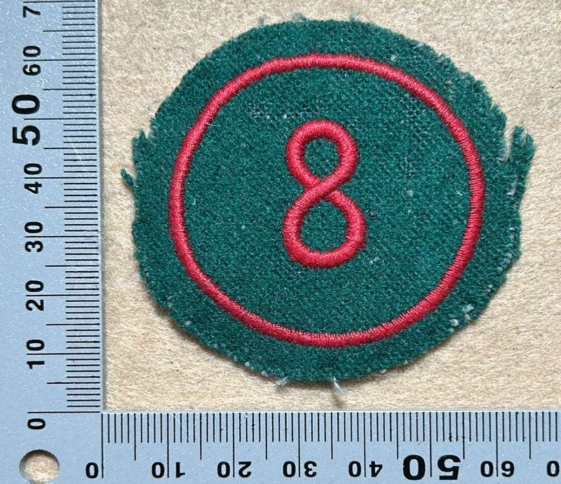 RHODESIA REGIMENT - ARM PATCH 8TH BN RRR