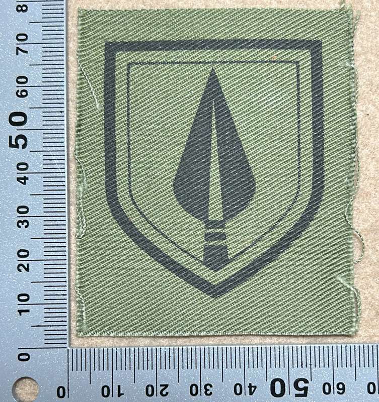 RHODESIA SFA - SHOULDER FLASH SPEAR OF THE NATION