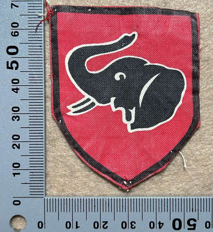 RHODESIA ARMY - 1 BRIGADE FLASH SCREEN PRINTED