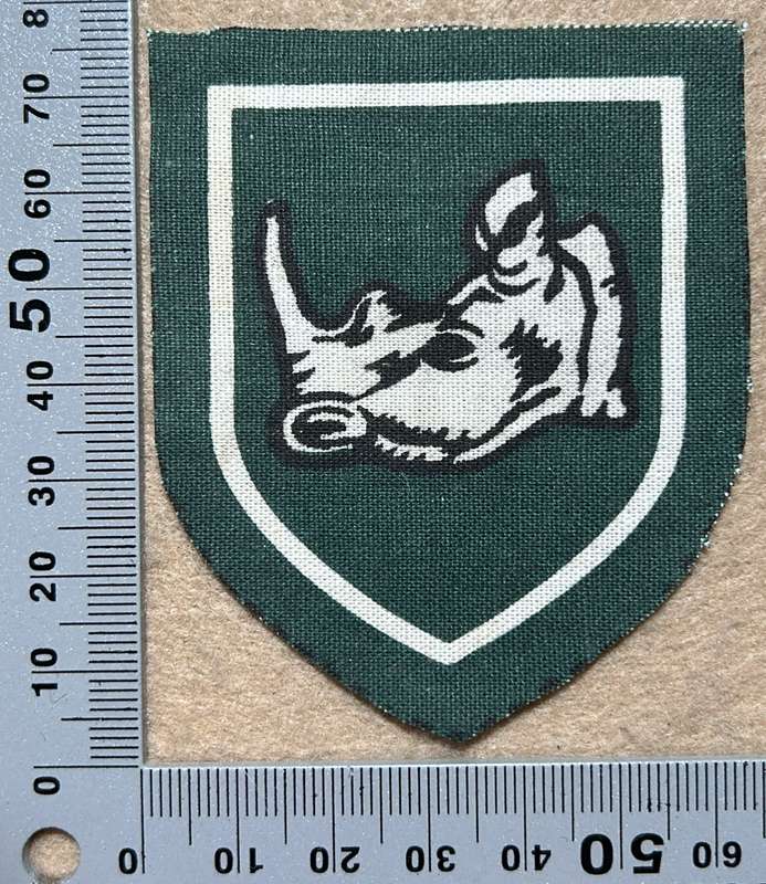 RHODESIA ARMY - 2 BRIGADE FLASH SCREEN PRINTED