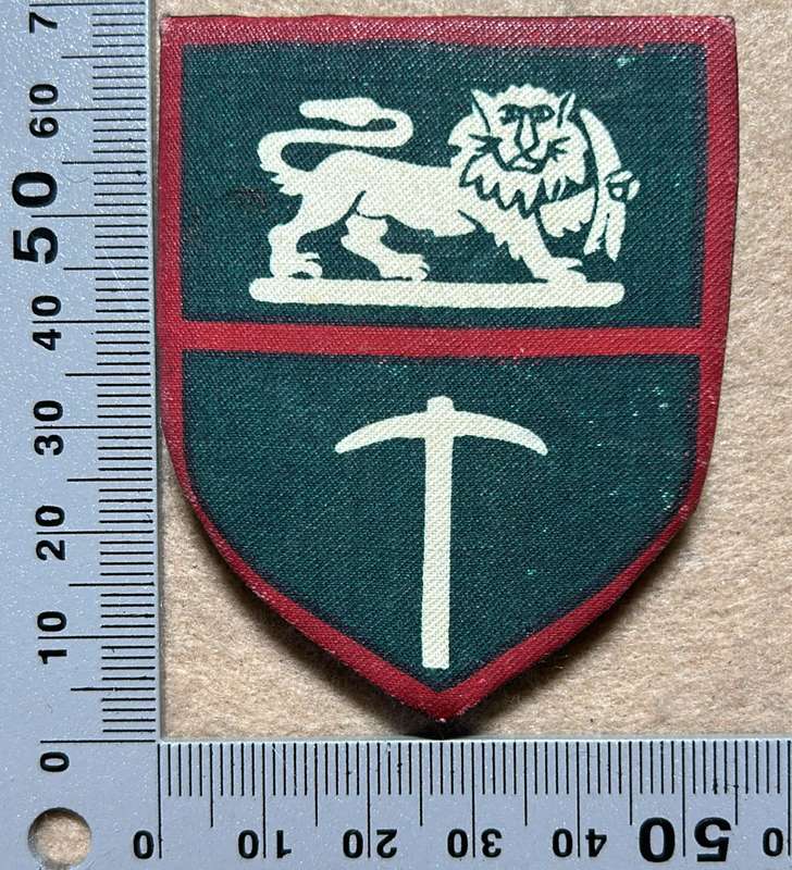 RHODESIA ARMY - ARMY FLASH MOUNTED