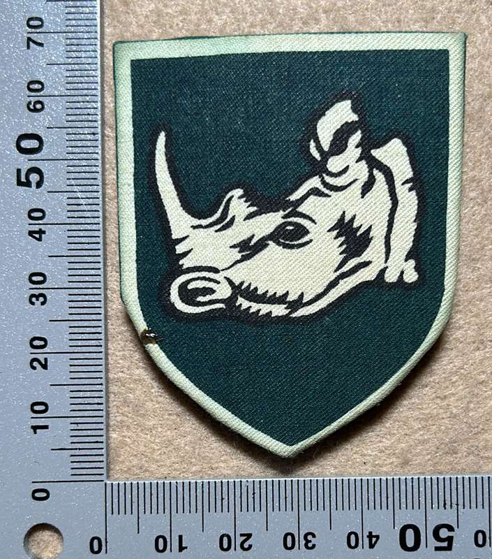 RHODESIA ARMY - 2 BRIGADE  FLASH MOUNTED