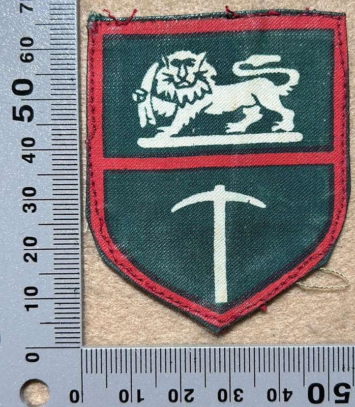 RHODESIA ARMY - PROFICIENCY BADGES - ARMY SCREEN PRINTED FLASHES