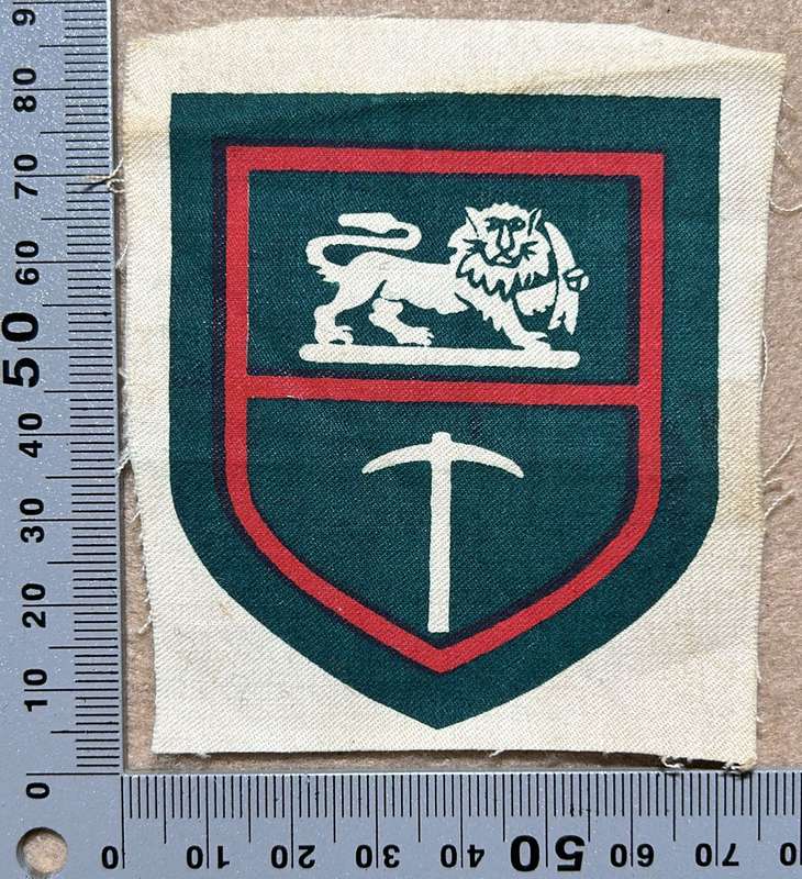 RHODESIA ARMY - PROFICIENCY BADGES - 8 ARMY FLASHES SCREEN PRINTS LARGE