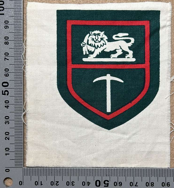 RHODESIA ARMY - PROFICIENCY BADGES - 8 ARMY FLASHES SCREEN PRINTS LARGE
