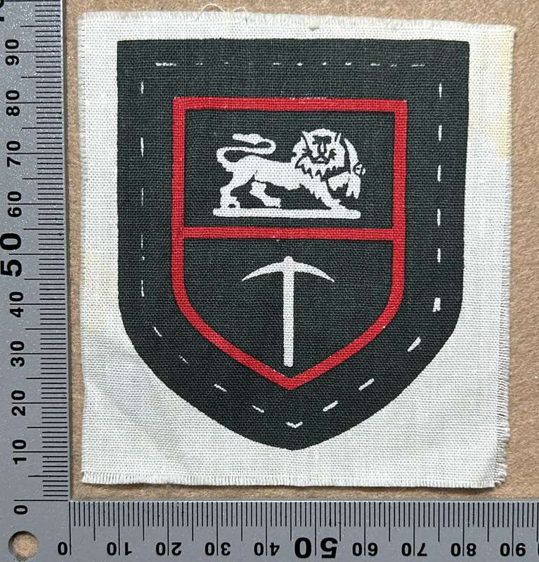 RHODESIA ARMY - PROFICIENCY BADGES - 8 ARMY FLASHES SCREEN PRINTS LARGE