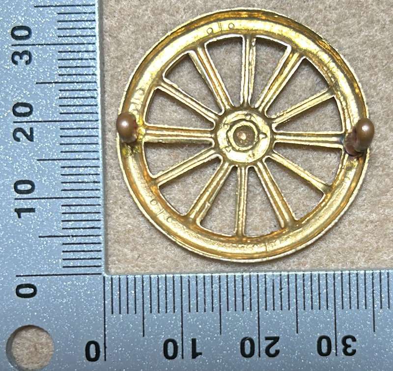 RHODESIA ARMY - TRADE BADGE DRIVER BRASS
