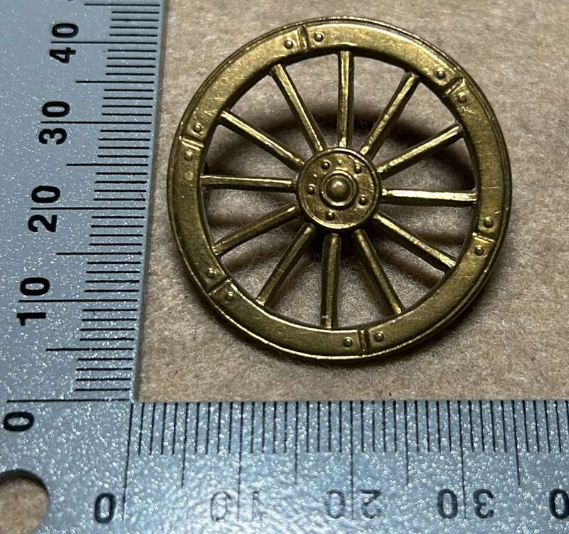 RHODESIA ARMY - TRADE BADGE DRIVER BRASS