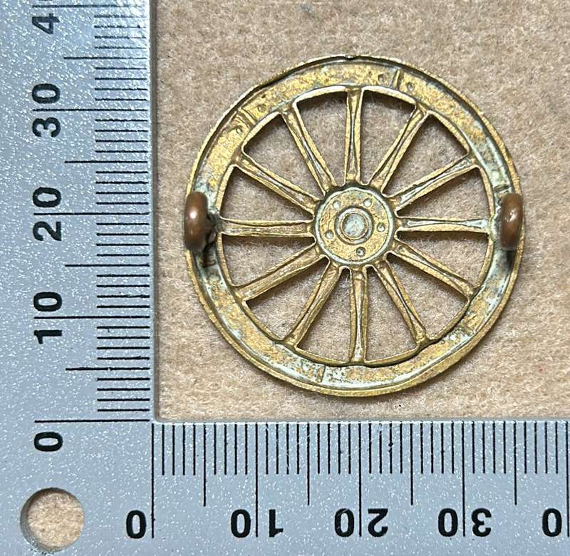 RHODESIA ARMY - TRADE BADGE DRIVER BRASS