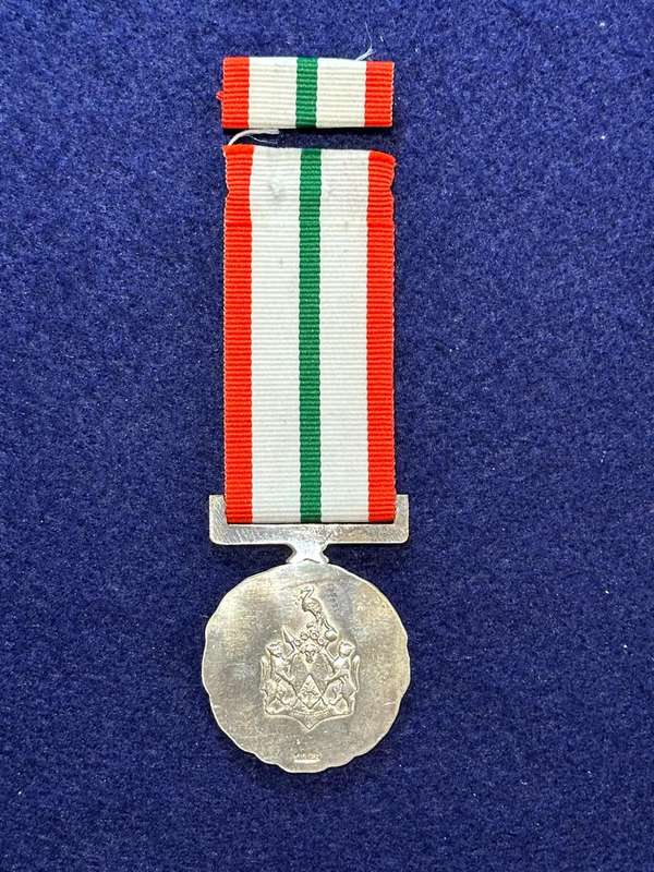 SA Military Decorations & Medals - Sandile Decoration (SD), Full Size Medal - Silver