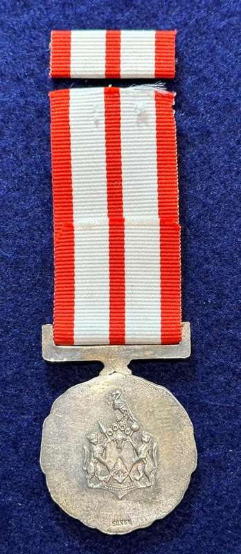 SA Military Decorations & Medals - Sandile Decoration (SD), Full Size Medal - Silver