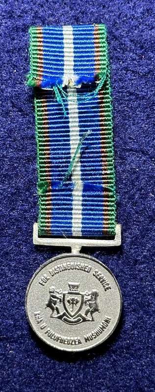SA Military Decorations & Medals - Venda Distinguished Service Medal Silver - Miniature Medal