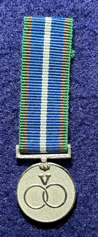SA Military Decorations & Medals - Venda Distinguished Service Medal Silver - Miniature Medal