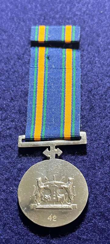 SA Military Decorations & Medals - Bop Marumo Medal Class 2 (Silver), Numbered 42, Fullsize