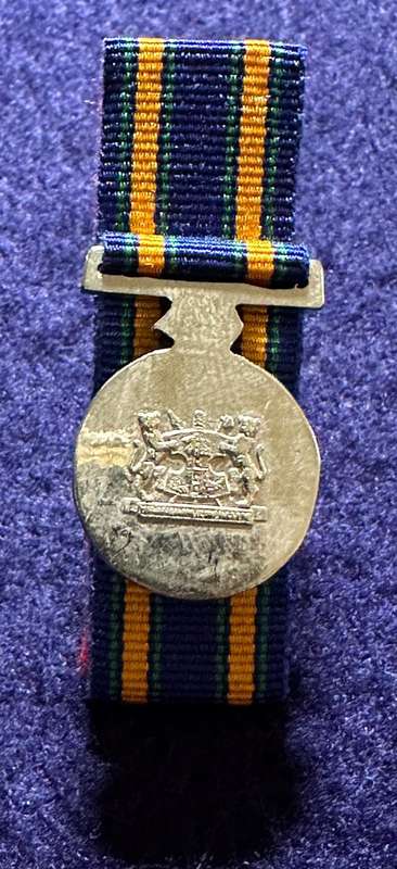 SA Military Decorations & Medals - Bophuthatswana Marumo Medal Class 2 (Silver) - Miniature