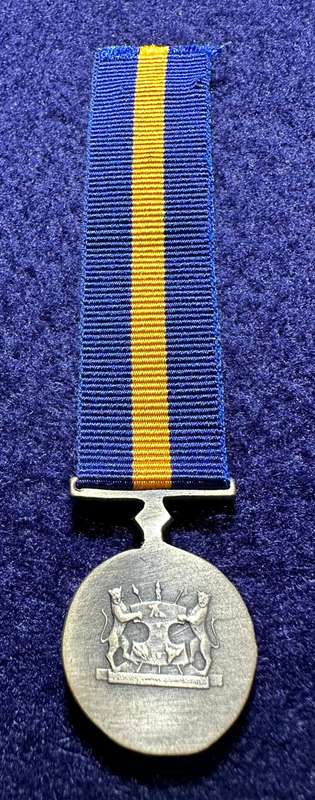 SA Military Decorations & Medals - Bophuthatswana Defence Force Merit Medal - Miniature