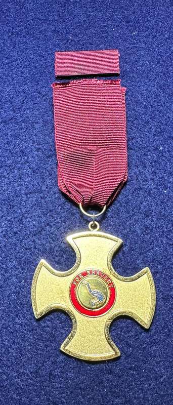SA Military Decorations & Medals - Transkei Defence Force Gold Cross for Bravery - Full Size