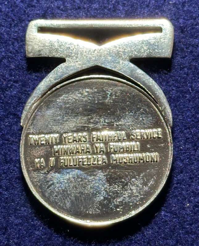 SA Military Decorations & Medals - Venda Medal for 20yrs Faithfull Service - Full Size - No Ribbon