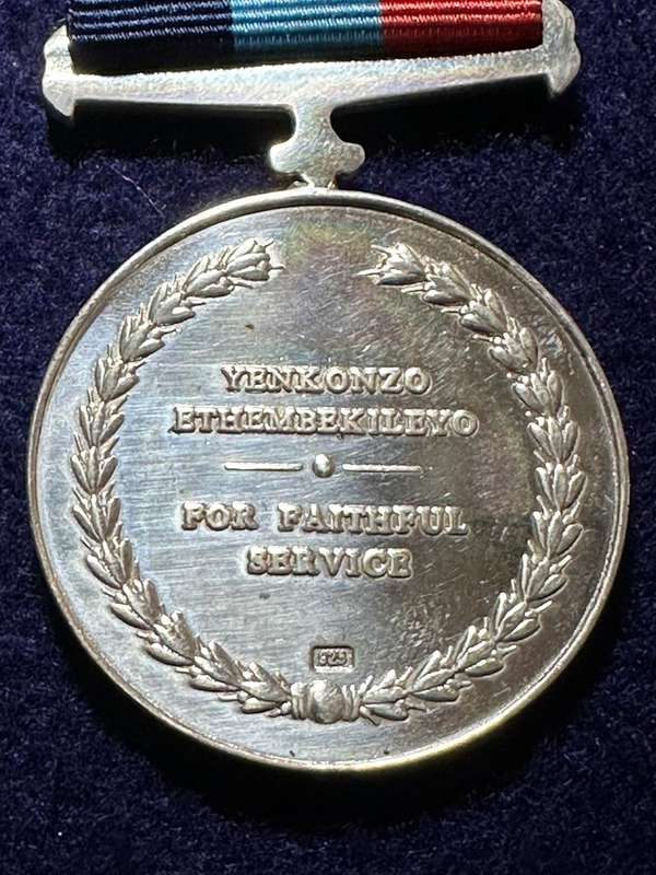 SA Military Decorations & Medals - Transkei Defence Force Medal for Faithful Service - Full Size