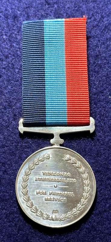 SA Military Decorations & Medals - Transkei Defence Force Medal for Faithful Service - Full Size
