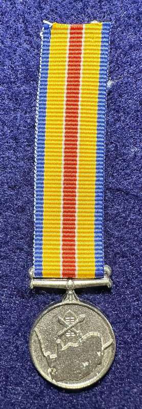 SA Military Decorations & Medals - MK/APLA South Africa Service Medal - Miniature