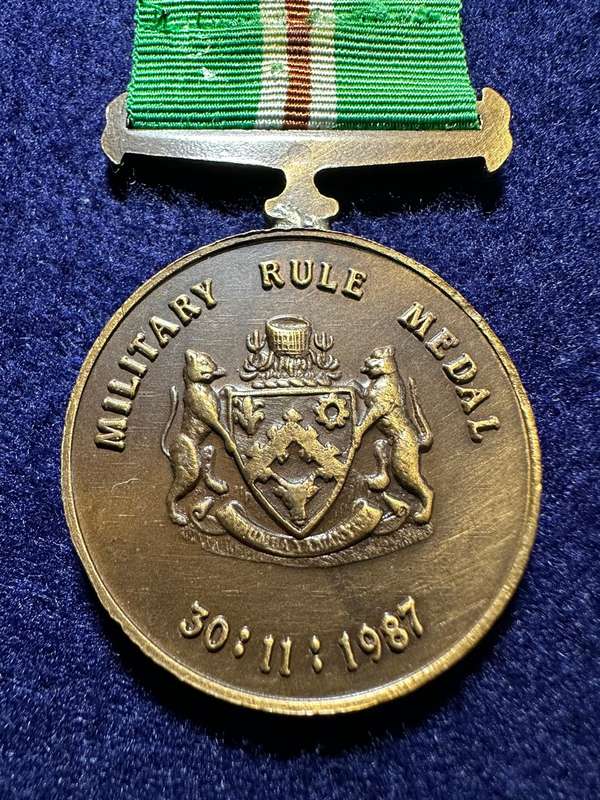 SA Military Decorations & Medals - Transkei Military Rule Medal - Full Size
