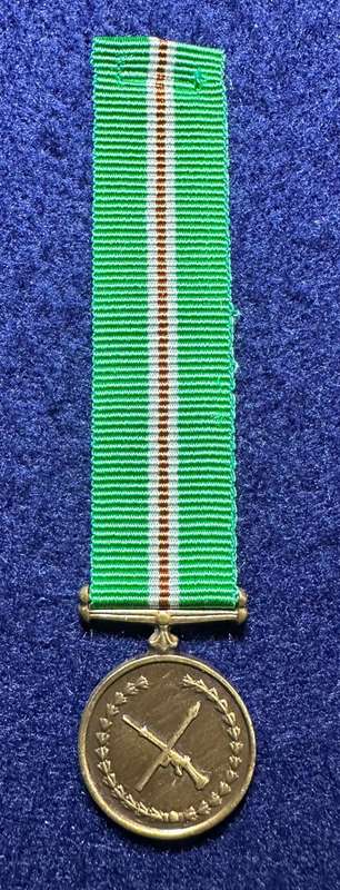 SA Military Decorations & Medals - Transkei Military Rule Medal - Miniature