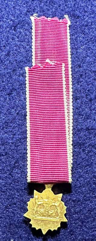 SA Military Decorations & Medals - Bophuthatswana Defence Force Merit Medal - Miniature - Variation