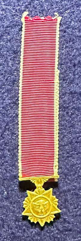 SA Military Decorations & Medals - Bophuthatswana Defence Force Merit Medal - Miniature - Variation