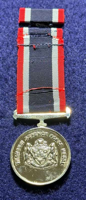 SA Military Decorations & Medals - Transkei Defence Force Medal - Full Size