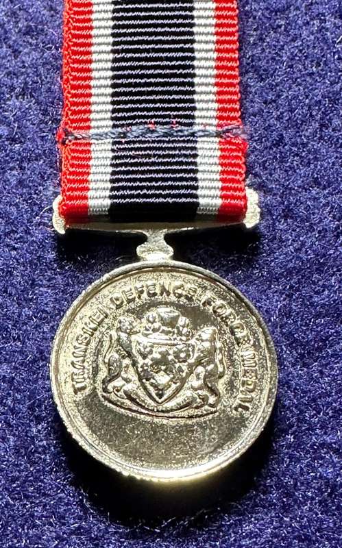 SA Military Decorations & Medals - Transkei Defence Force Medal - Miniature Medal
