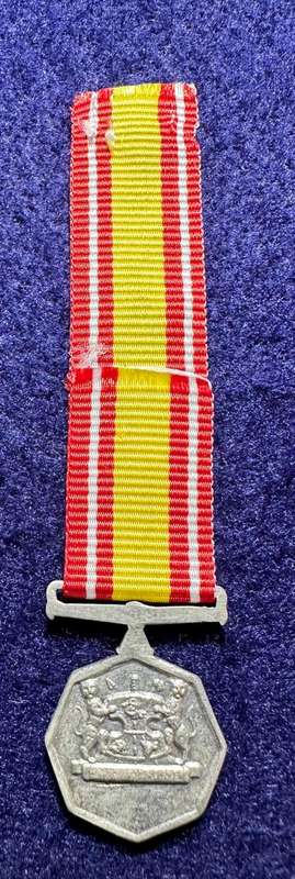 SA Military Decorations & Medals - Bophuthatswana Nkwe Medal - Miniature Medal