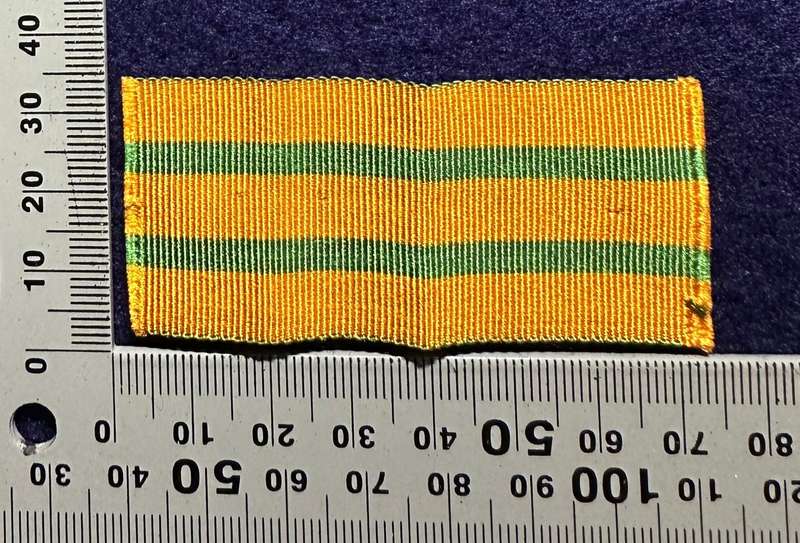 SA Military Decorations & Medals - Bophuthaswana Medal for Long Service (Silver) - Full Size Ribbon