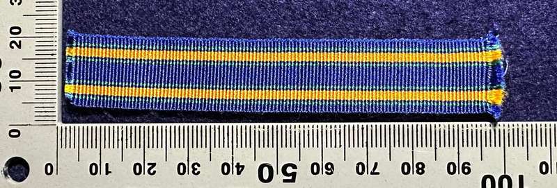 SA Military Decorations & Medals - Bophuthaswana Marumo Medal Class 2 (Silver) - Miniature Ribbon