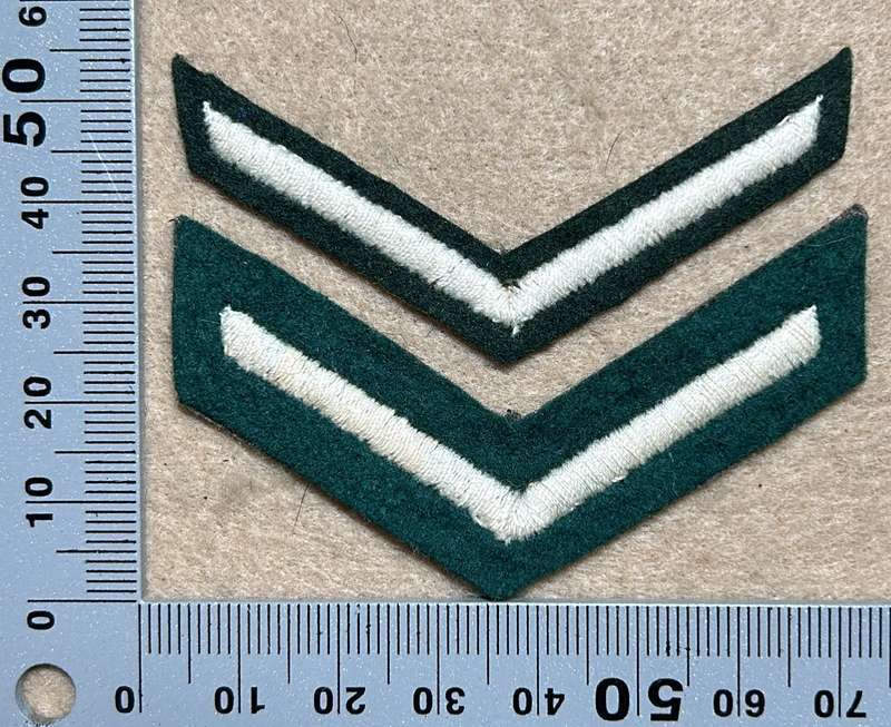 RHODESIA GENERAL ARMY - LANCE CORPORAL - 2 VARIANTS