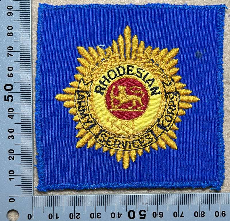 RHODESIA ARMY SERVICES CORPS - BLAZER BADGE