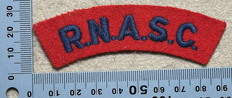 RHODESIA ARMY SERVICES CORPS - RNASC SHOULDER TITLE  - RNASC