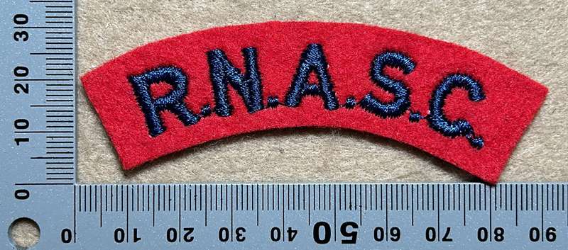 RHODESIA ARMY SERVICES CORPS - RNASC SHOULDER TITLE  - RNASC