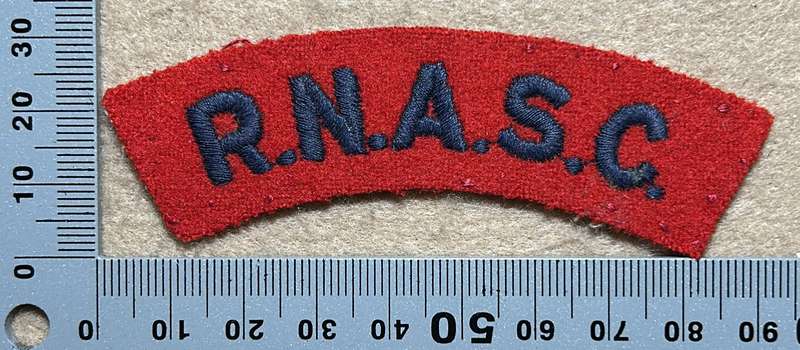 RHODESIA ARMY SERVICES CORPS - RNASC SHOULDER TITLE  - RNASC