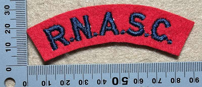 RHODESIA ARMY SERVICES CORPS - RNASC SHOULDER TITLE  -RNASC