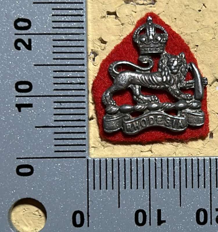 RHODESIA ARMY SERVICES CORPS -  MESS DRESS COLLAR KC