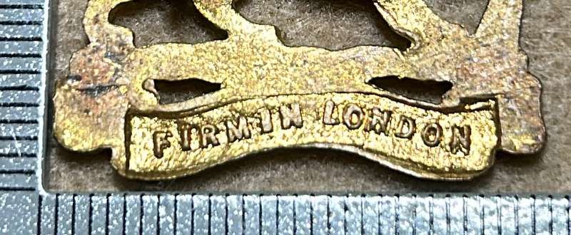 RHODESIA ARMY SERVICES CORPS - KC BADGE 1950-53 - FIRMIN LONDON
